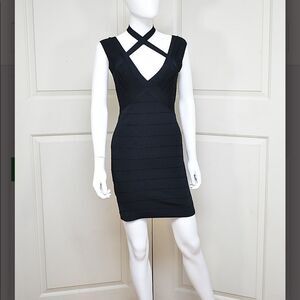 — BCBGeneration — Black Bandage Dress 